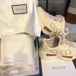 Gucci Rhyton sneakers women’s 8.5